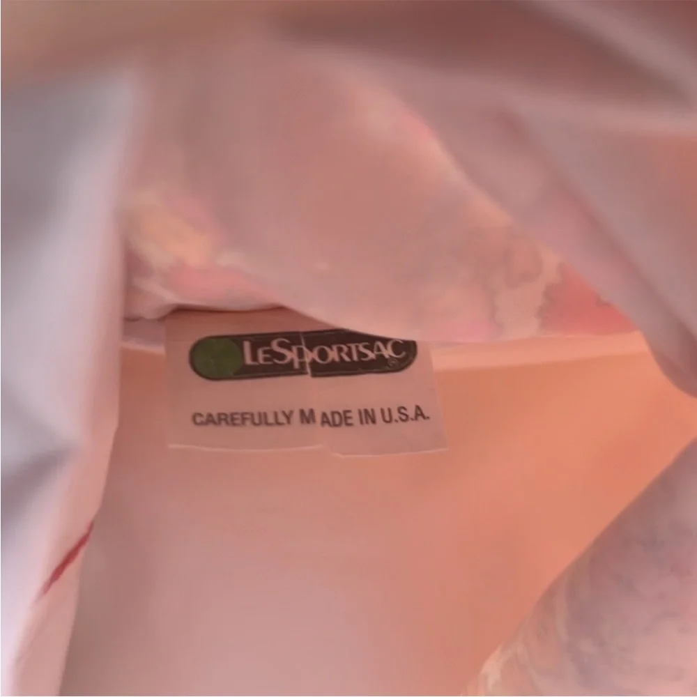 LeSportSac Pink Floral Tote - Picture 7 of 7